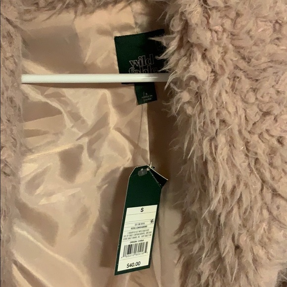 Wild Fable Pink Fuzzy Cardigan- Warm- Small w/Tags - Picture 3 of 4